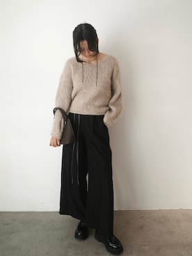 YUKA OTAさん（レディース・165cm）の秋コーディネート