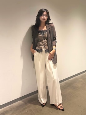 YUKA OTAさん(レディース・165cm)の夏コーディネート