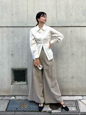 YUKA OTAさん（レディース・165cm）の冬コーディネート