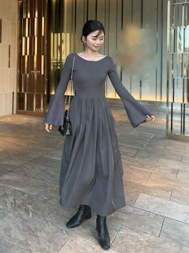 YUKA OTAさん(レディース・165cm)の冬コーディネート