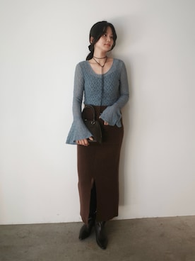 YUKA OTAさん（レディース・165cm）の秋コーディネート