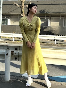 YUKA OTAさん（レディース・165cm）の冬コーディネート