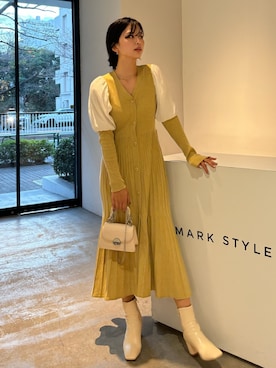 YUKA OTAさん（レディース・165cm）の冬コーディネート