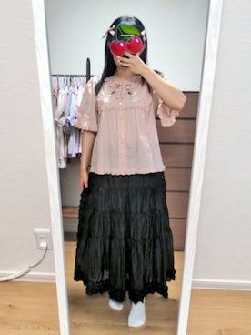 PINK HOUSE（ピンクハウス）の「オフィーリアの花飾りパッチワーク