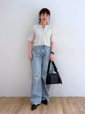 and.youさん（レディース・157cm）の春コーディネート