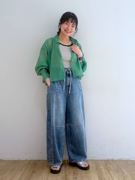 「LOWRYS FARM」｜「アイテム（その他）」を使った、and.youさん（レディース・157cm）の夏コーディネート