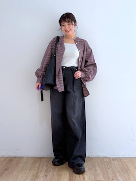 「アイテム（その他）」を使った、and.youさん（レディース・157cm）の秋コーディネート