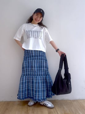 「LOWRYS FARM（ローリーズファーム）のLFポーチツキショルダー 284037（ショルダーバッグ）」を使った、and.youさん（レディース・157cm）の春コーディネート