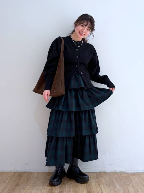 タータンチェックティアードスカート 581951（スカート）｜LOWRYS FARM