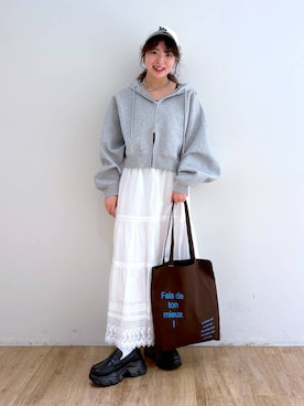 and.youさん（レディース・157cm）の冬コーディネート