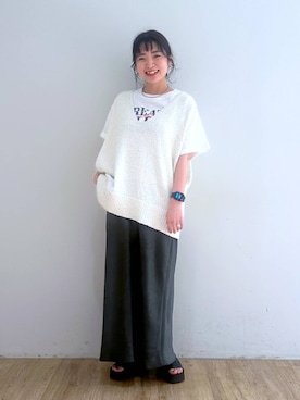 「LOWRYS FARM」｜「アイテム（その他）」を使った、and.youさん（レディース・157cm）の夏コーディネート