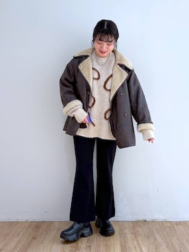 and.youさん(レディース・157cm)の冬コーディネート