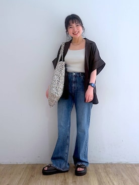 「LOWRYS FARM」｜「アイテム（その他）」を使った、and.youさん（レディース・157cm）の夏コーディネート