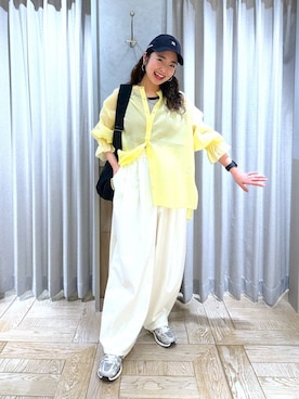 「LOWRYS FARM（ローリーズファーム）のLFポーチツキショルダー 284037（ショルダーバッグ）」を使った、and.youさん（レディース・157cm）の春コーディネート