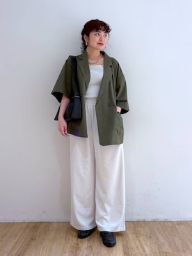 and.youさん（レディース・157cm）の春コーディネート