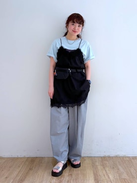 「リラックス」｜and.youさん（レディース・157cm）の春コーディネート