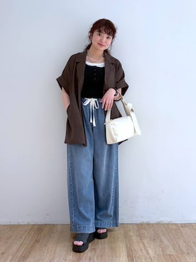 and.youさん（レディース・157cm）の春コーディネート