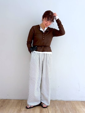 and.youさん(レディース・157cm)の夏コーディネート