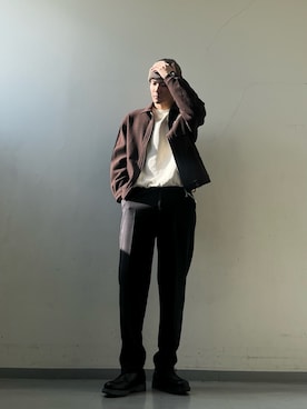 「アイテム（腕時計）」を使った、岩波　奏人さん（メンズ・183cm）の秋コーディネート