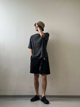 「アイテム（腕時計）」を使った、岩波　奏人さん（メンズ・183cm）の夏コーディネート