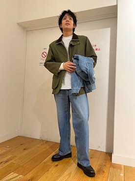 「アイテム（その他アウター）」を使った、岩波　奏人さん（メンズ・182cm）の冬コーディネート