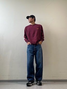 「アイテム（スウェット）」を使った、岩波　奏人さん（メンズ・183cm・10代）の秋コーディネート