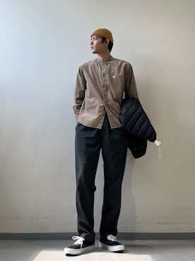 「アイテム（その他アウター）」を使った、岩波　奏人さん（メンズ・183cm）の秋コーディネート