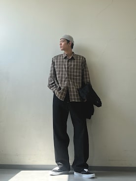 岩波　奏人さん（メンズ・183cm・10代）の秋コーディネート