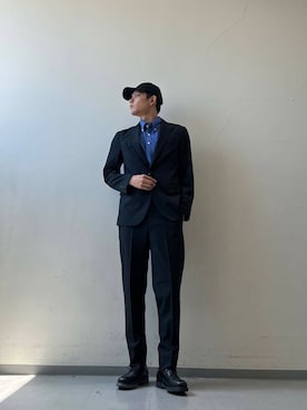 「KLEMAN（クレマン）のアイテム」を使った、岩波　奏人さん（メンズ・183cm）の夏コーディネート