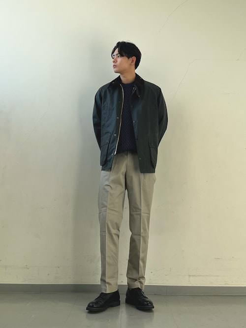【NAVY】LIFE STYLE TAILOR ストレッチコットンパンツ セール】LIFE STYLE TAILOR ストレッチコットンパンツ（スーツパンツ
