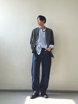岩波　奏人さん（メンズ・183cm）の春コーディネート