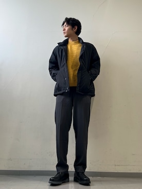 「アイテム（モッズコート）」を使った、岩波　奏人さん（メンズ・183cm）の秋コーディネート