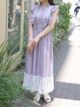 「axes femme（アクシーズファム）のアイテム」を使った、ありす(axesfemme)さん（レディース・153cm）の夏コーディネート
