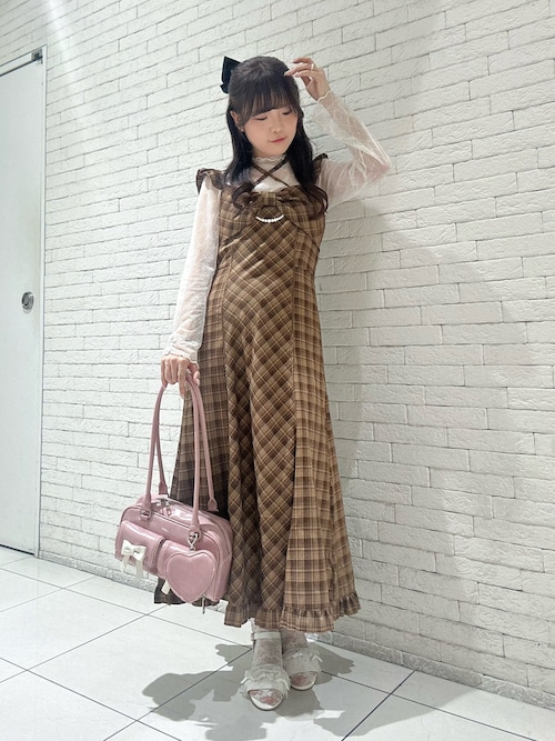 ハートポーチ付ボストンバッグ（ボストンバッグ）｜axes femme