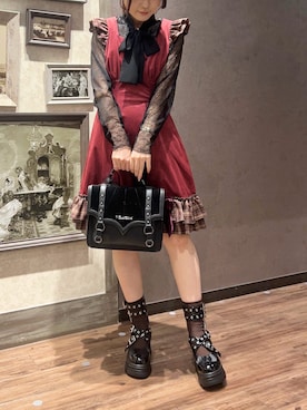 「アイテム（ワンピース/ドレス）」を使った、ありす(axesfemme)さん（骨格ウェーブ・レディース・153cm）の秋コーディネート