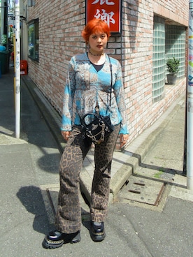 「H&M（エイチ・アンド・エム）のアイテム（パンツ）」を使った、pammadlaさん（レディース・158cm）の夏コーディネート
