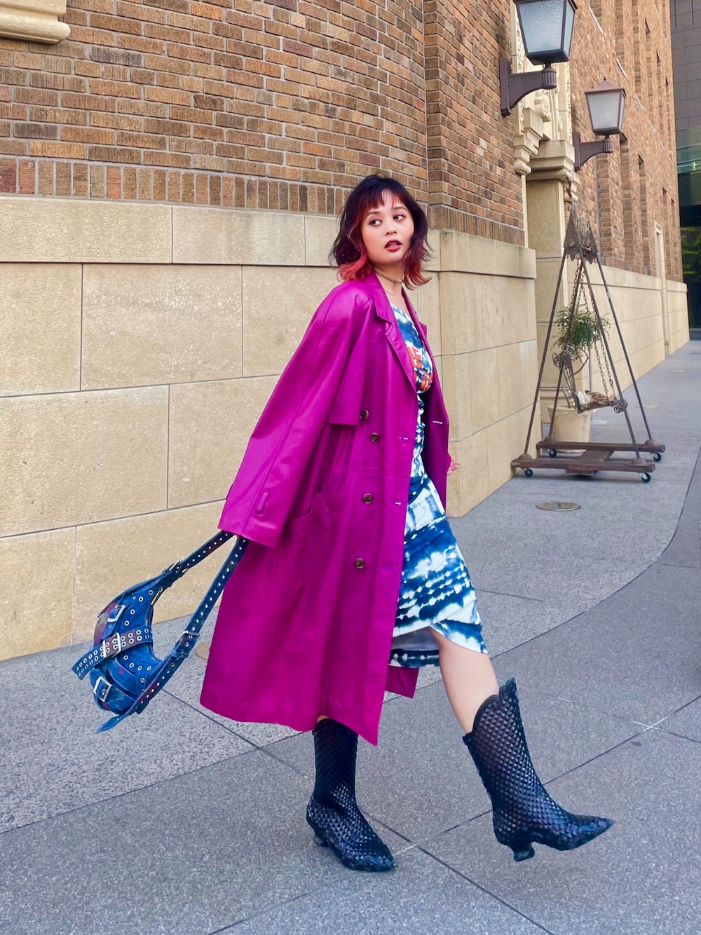 Vivienne Westwoodのスカート（ブルー系）を使った人気ファッション