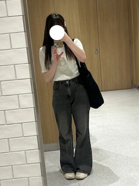 「しまむら（シマムラ）のアイテム」を使った、ぶるーむ🌷さん（レディース・153cm）の秋コーディネート