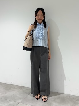 「RODE SKO（ロデスコ）のアイテム」を使った、hmey2698さん（レディース・155cm）の夏コーディネート
