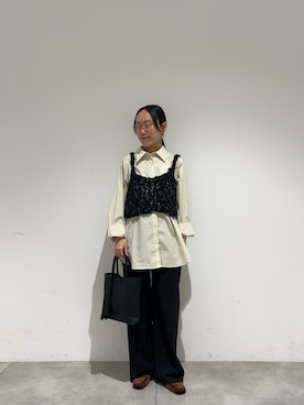 「RODE SKO（ロデスコ）のアイテム（バッグ）」を使った、hmey2698さん（レディース・155cm）の秋コーディネート