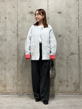 「SENSE OF PLACE by URBAN RESEARCH（センスオブプレイスバイアーバンリサーチ）のアイテム（Tシャツ/カットソー）」を使った、hmey2698さん（レディース・155cm）の秋コーディネート