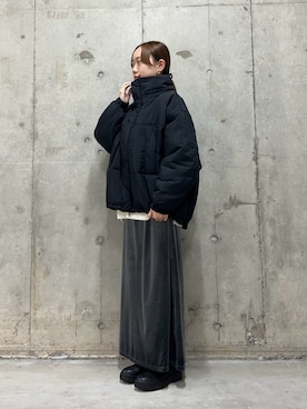 「撥水」｜「アイテム（その他アウター）」を使った、hmey2698さん（レディース・155cm）の秋コーディネート