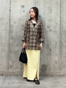 「RODE SKO（ロデスコ）のアイテム（バッグ）」を使った、hmey2698さん（レディース・155cm）の春コーディネート