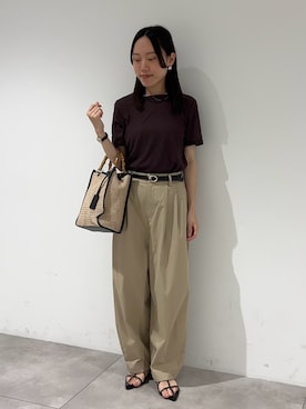 「RODE SKO（ロデスコ）のアイテム」を使った、hmey2698さん（レディース・155cm）の夏コーディネート
