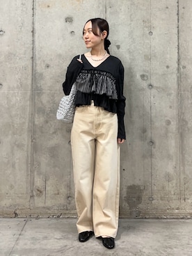 「KBF（ケイビーエフ）のアイテム（トップス）」を使った、hmey2698さん（レディース・155cm）の春コーディネート