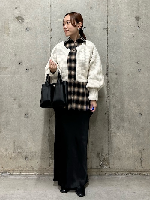 セール】オンブレチェックルーズシャツ（シャツ/ブラウス）｜SENSE OF