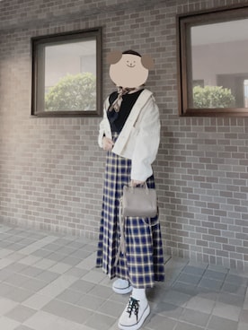 「SMITH'S（スミス）のアイテム（ジャケット/アウター）」を使った、micahさん（レディース・158cm）の春コーディネート