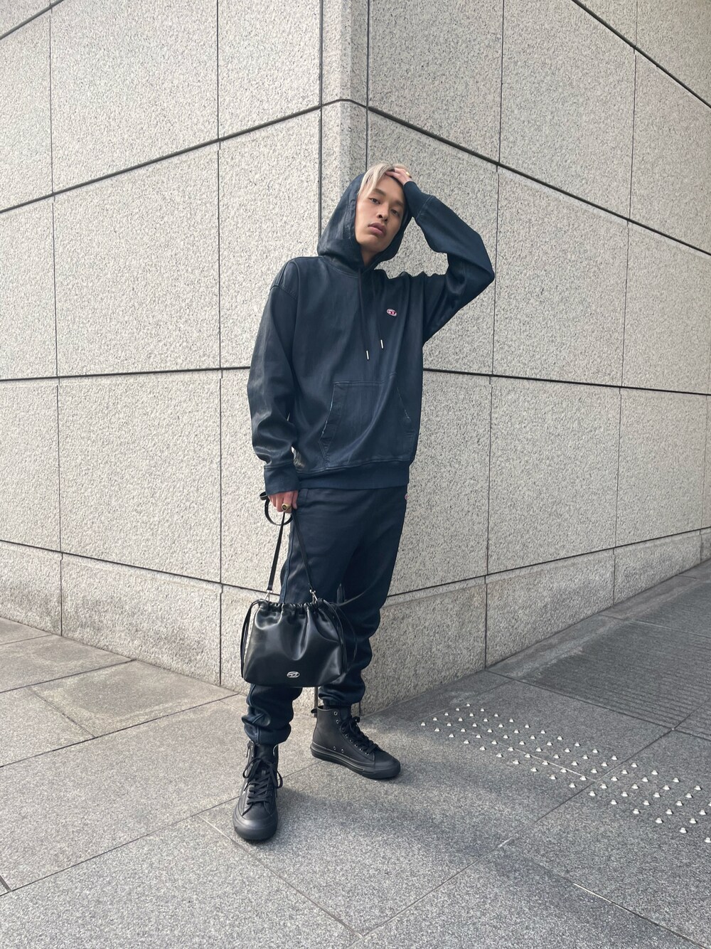 Diesel ディーゼル　メンズ　デニムパーカー　Lサイズ セール】メンズ スウェット パーカー デニム（パーカー