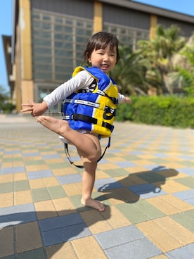 「Piko（ピコ）のアイテム」を使った、Rin&Rayさん（キッズ・100cm）の春コーディネート