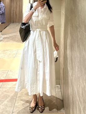 「アイテム（ワンピース/ドレス）」を使った、mamadansyarityuuさん（レディース・169cm・50代）の秋コーディネート
